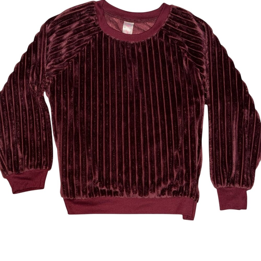 HOT PINK LONG SLEEVE CROP TOP